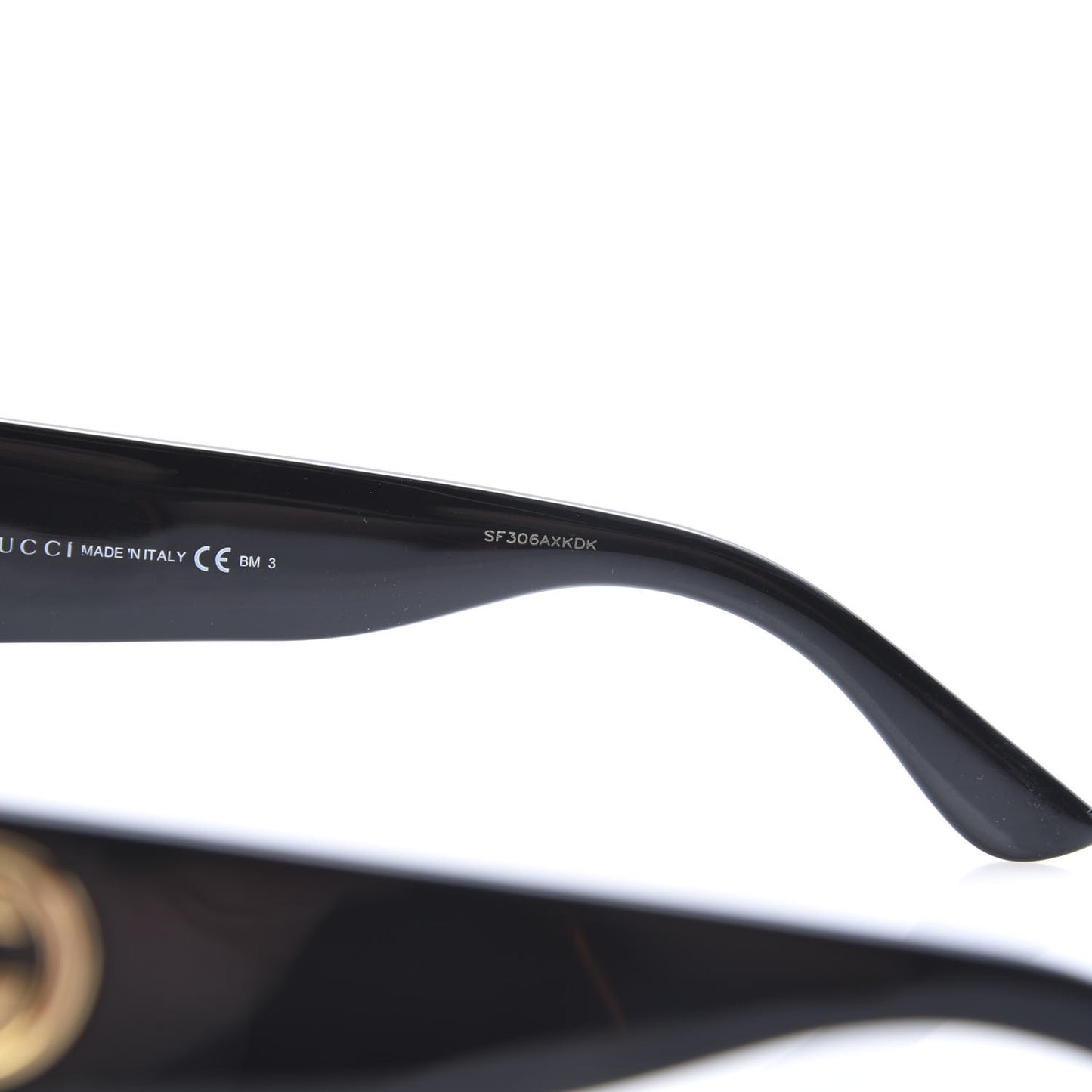 Acetate Square Frame Sunglasses GG 3817/S Black