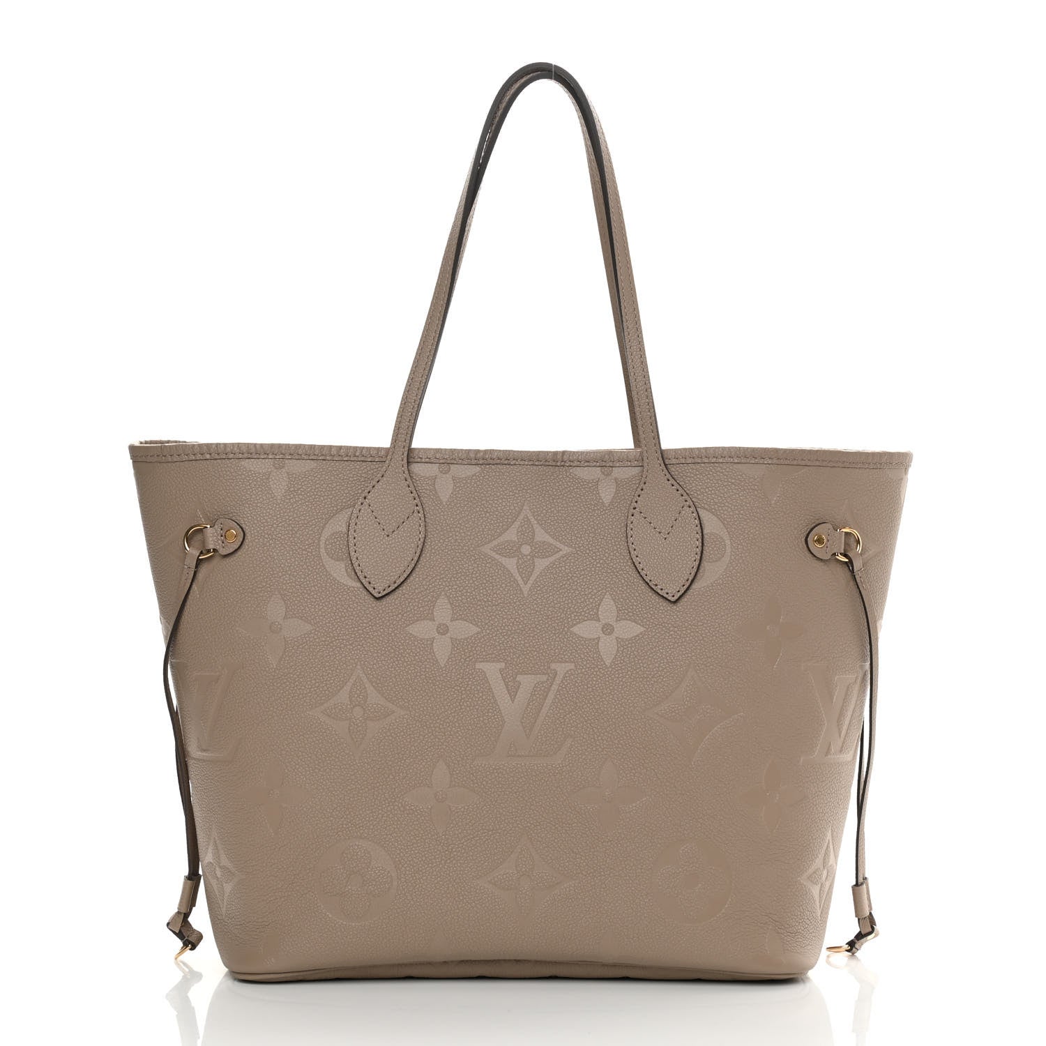 Louis Vuitton Empreinte Monogram Giant Neverfull MM Tourterelle 3 of 10