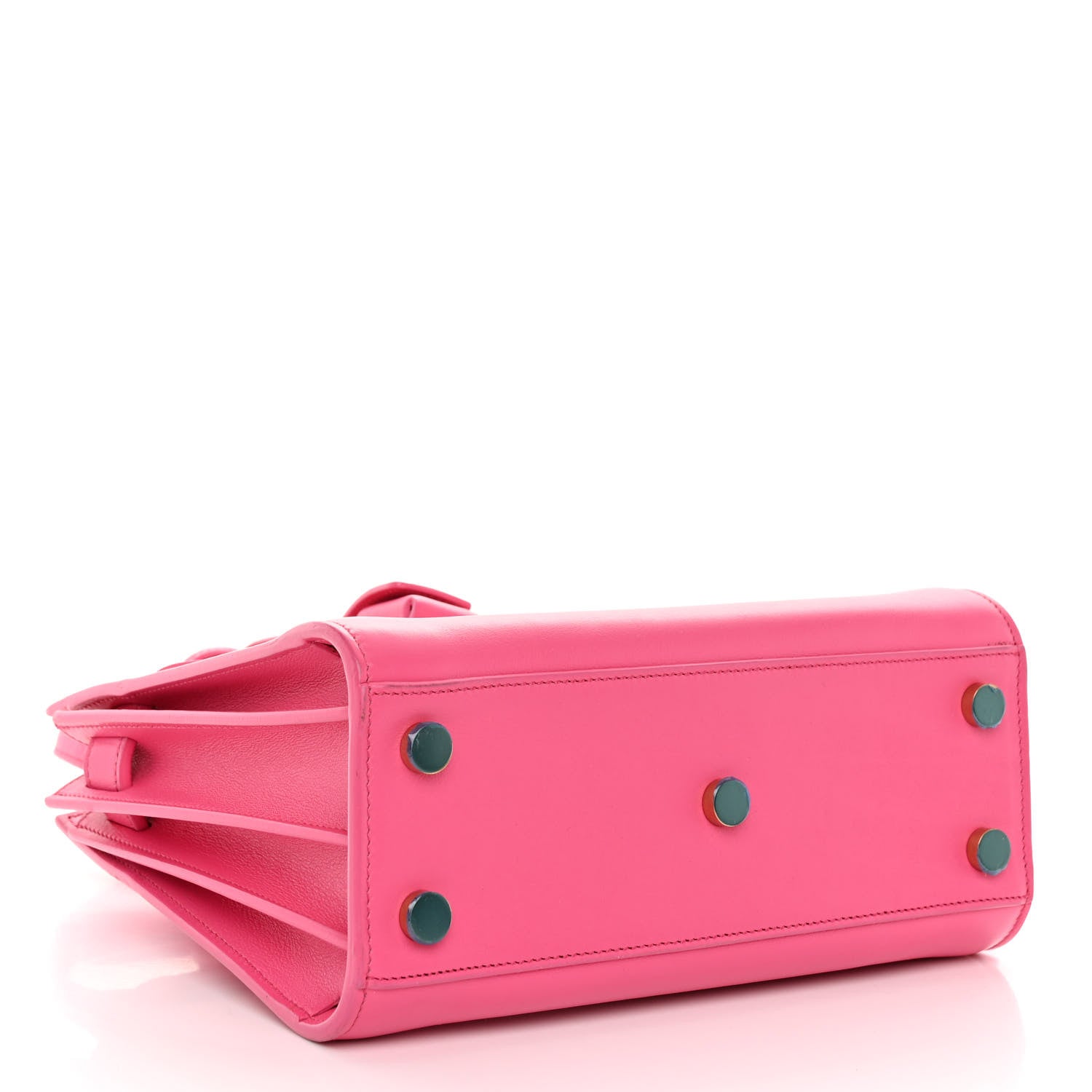 Saint Laurent Calfskin Nano Sac De Jour Lipstick Fuchsia 4 of 8