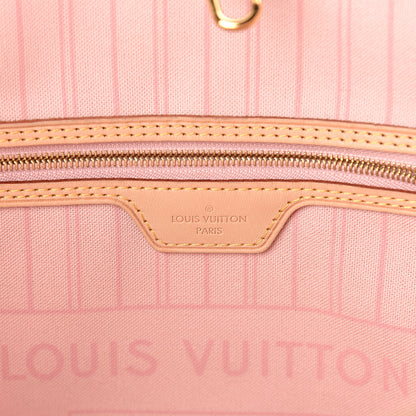 Louis Vuitton Damier Azur Neo Neverfull MM Rose Ballerine 5 of 8