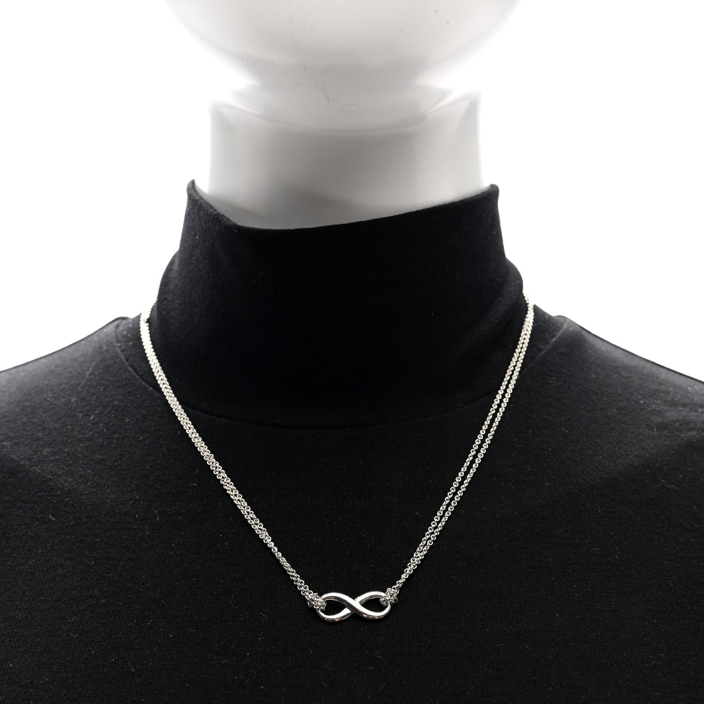Sterling Silver Infinity Pendant Necklace