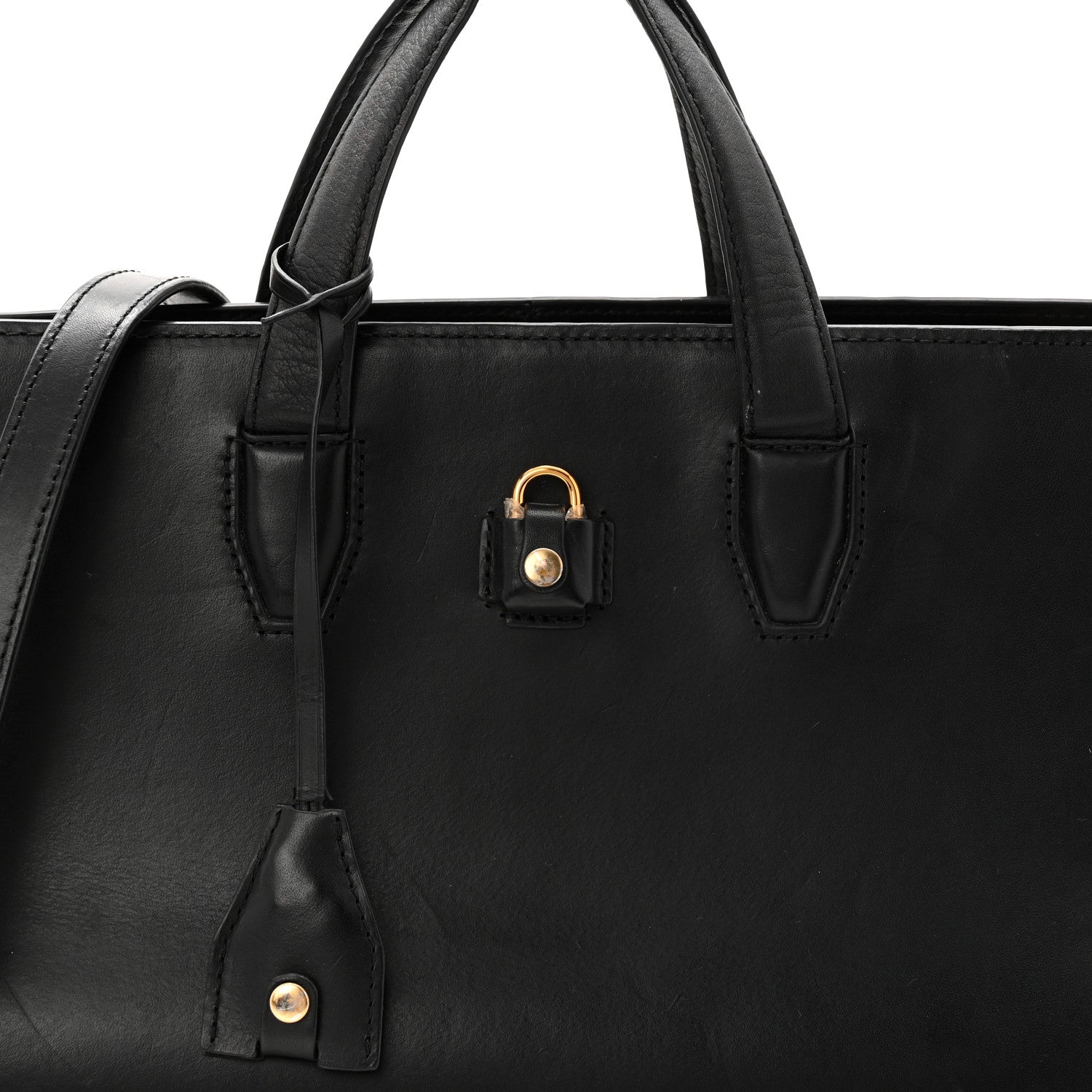 Alexander Wang Calfskin Pelican Satchel Black 6 of 8