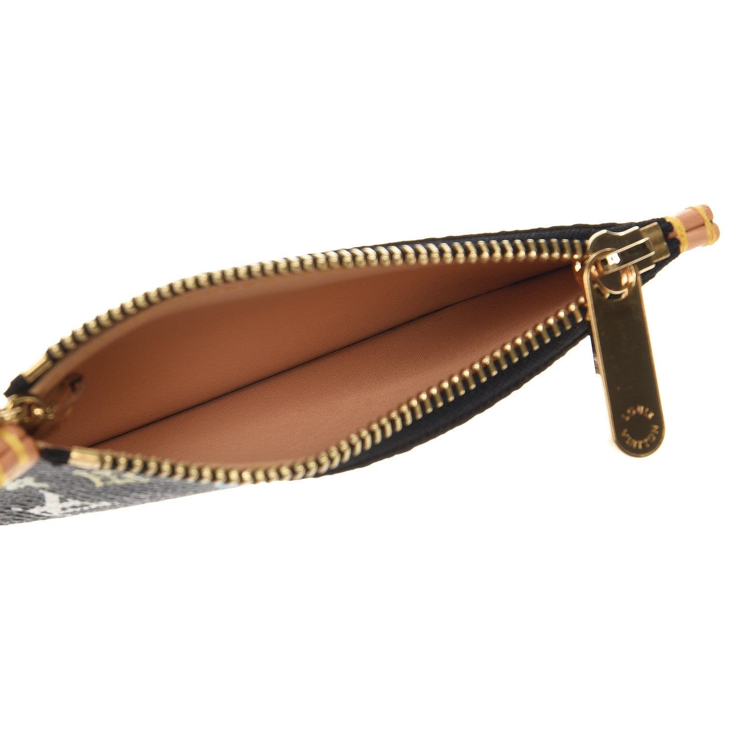 Louis Vuitton Monogram Multicolor Key Pouch Black 5 of 6