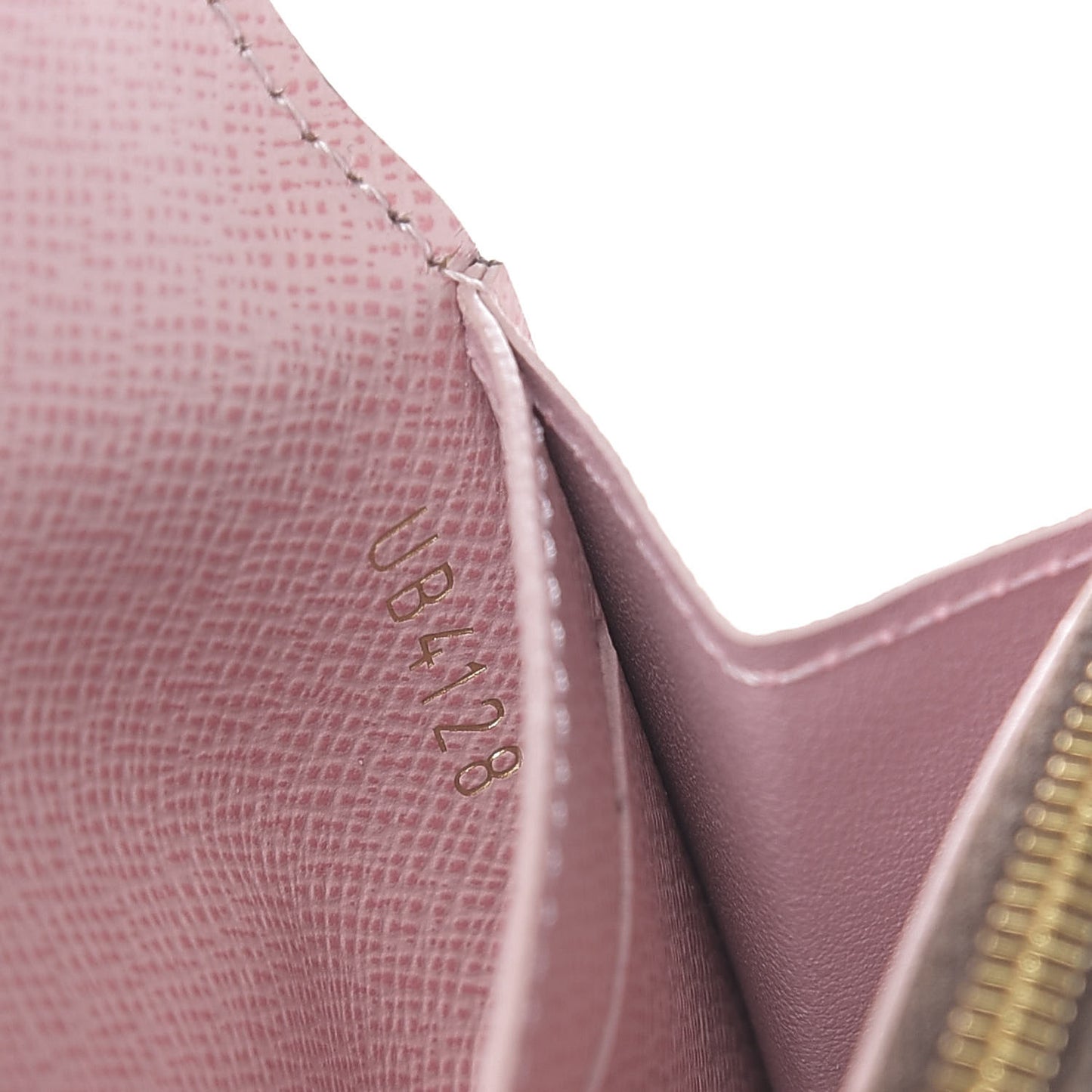 Damier Ebene Rosalie Coin Purse Rose Ballerine