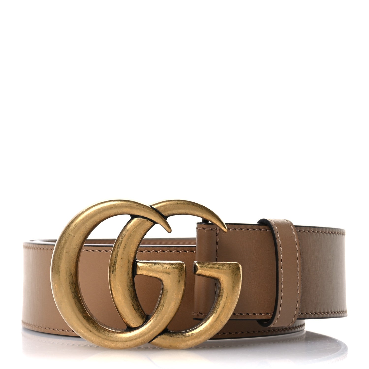 Gucci Calfskin Double G 40mm Belt 65 26 Porcelain Rose 1 of 5
