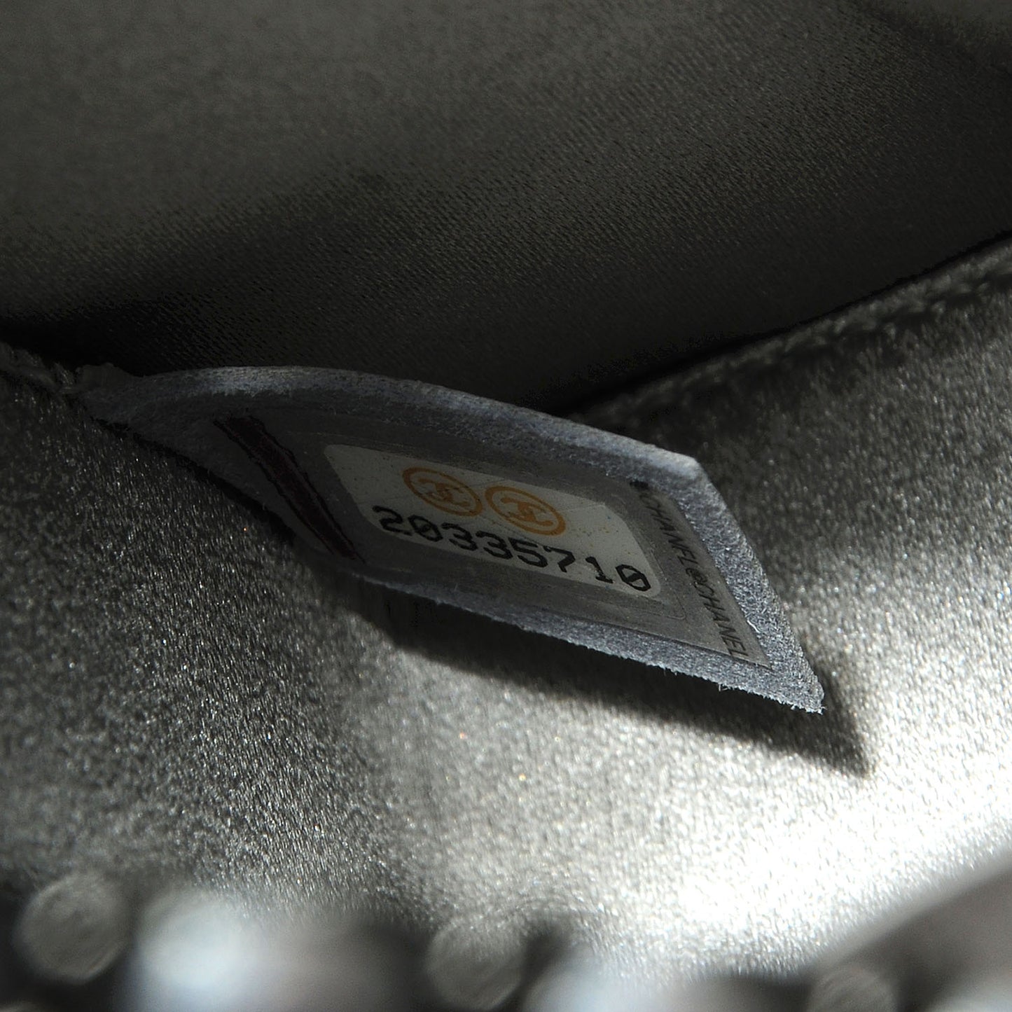 Metallic Goatskin Lait de Coco Milk Carton Bag Silver
