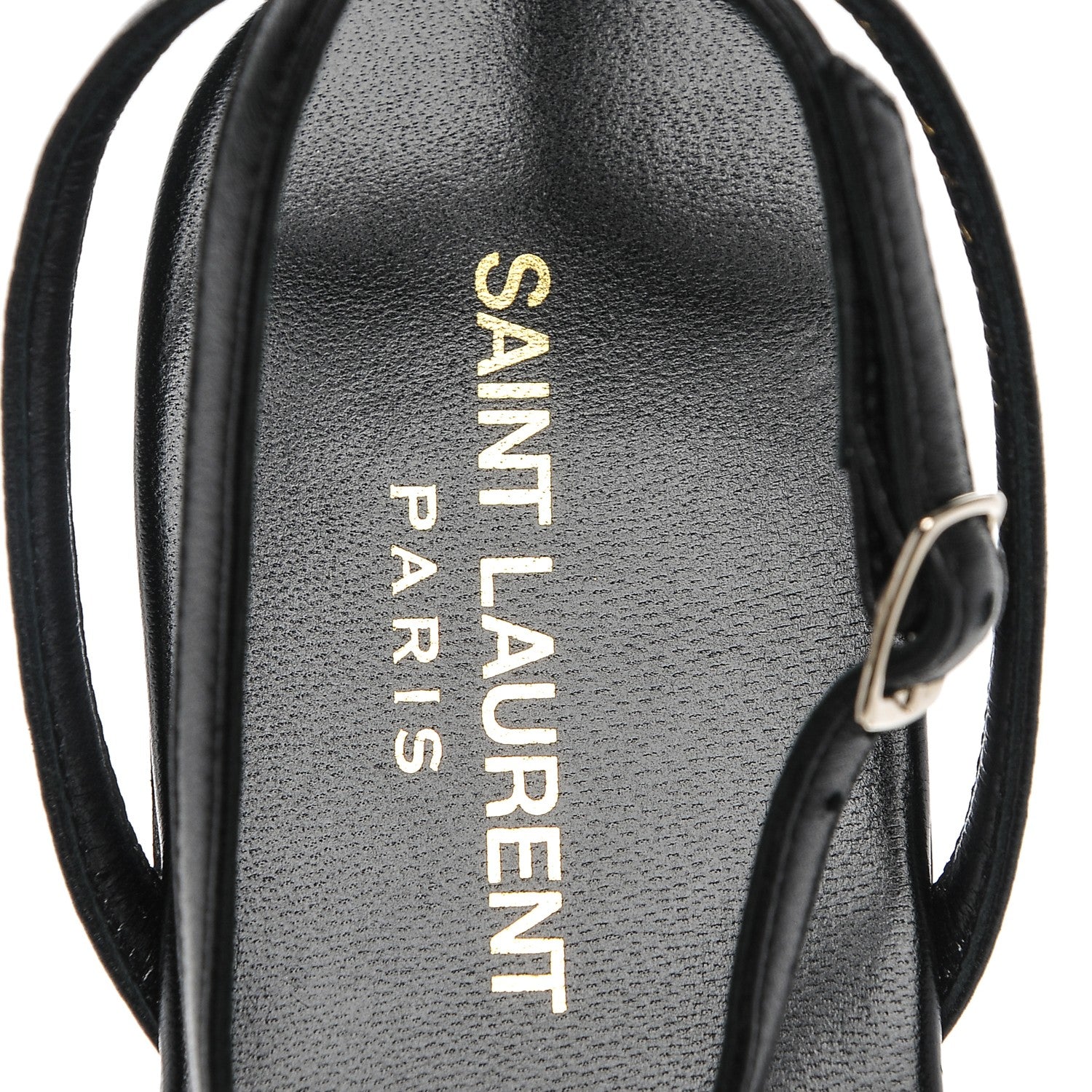 Saint Laurent Calfskin Nu Pieds 05 Sandals 36 Black 7 of 7