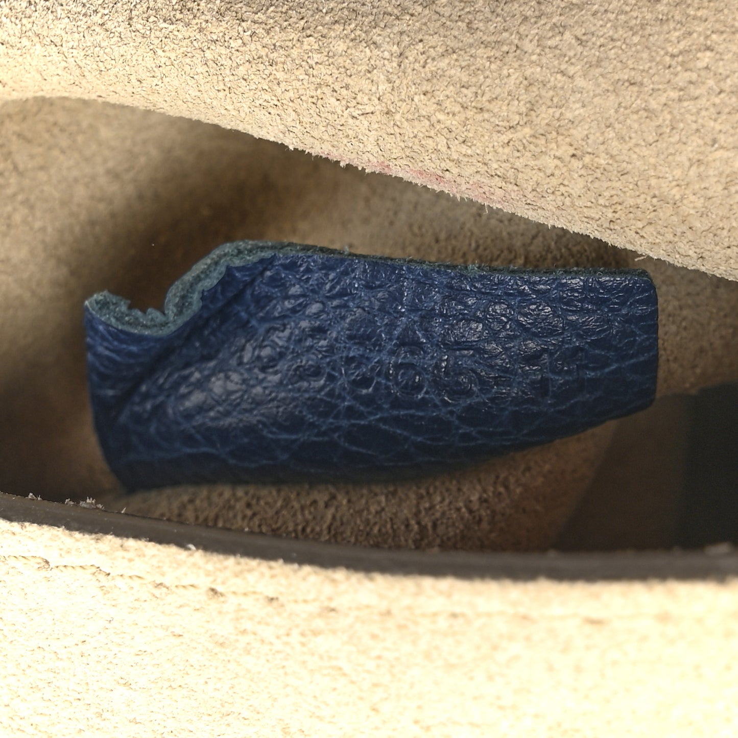 Grained Lambskin Drew Shoulder Bag Factory Blue