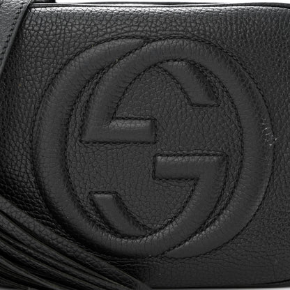 Gucci Pebbled Calfskin Small Soho Disco Bag Black 9 of 14