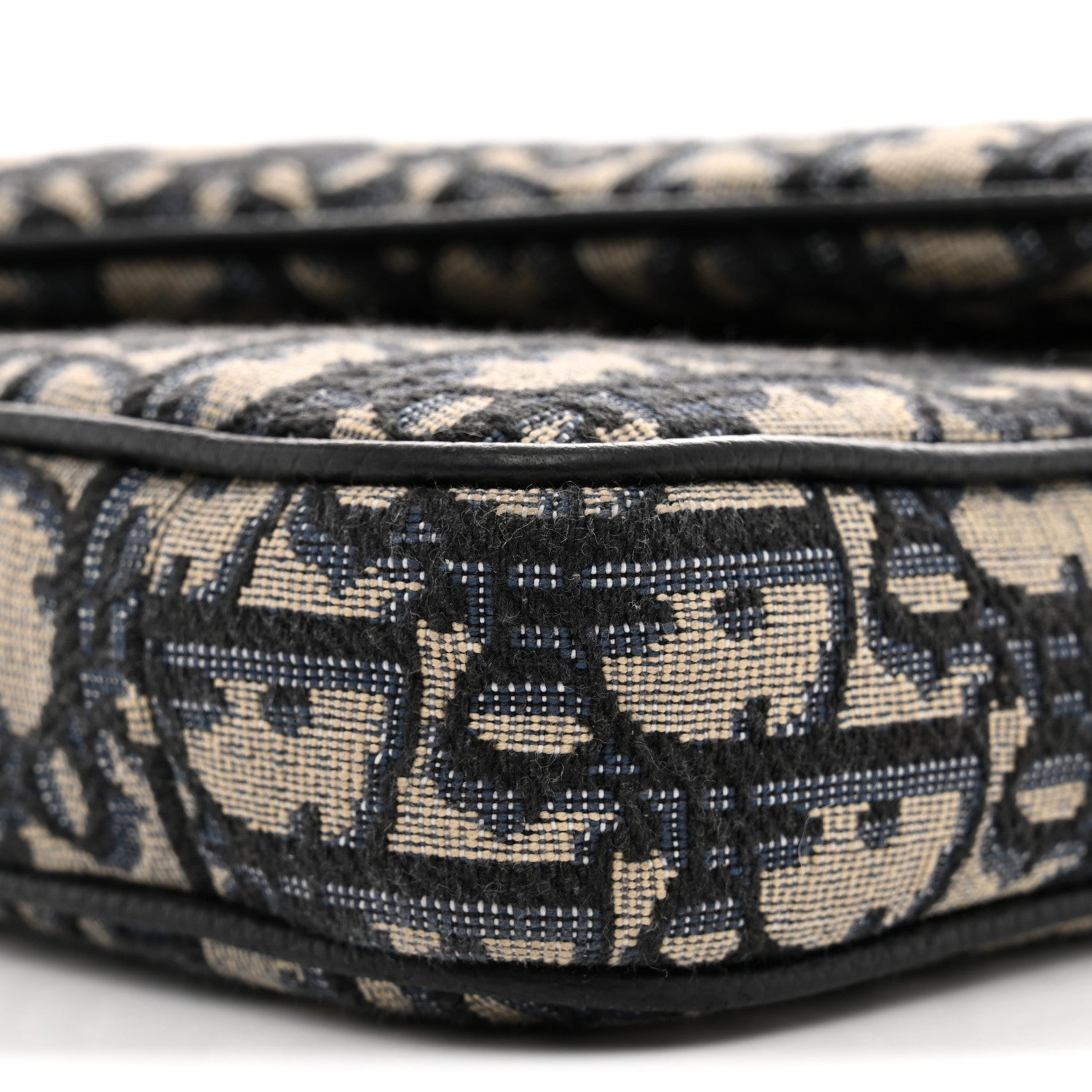 Christian Dior Oblique Saddle Triple Pouch Navy Blue 10 of 12