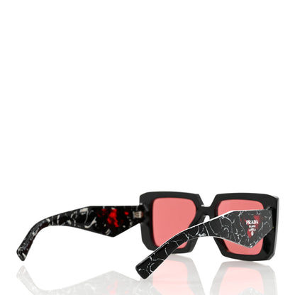 Prada Acetate Symbole Sunglasses SPR 23Y-F Black Marble 4 of 8