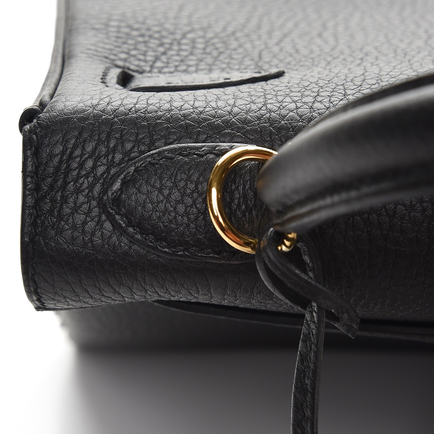 Hermes Togo Kelly Retourne 25 Black 27 of 36