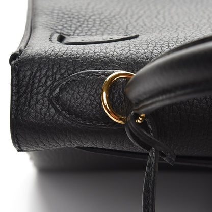 Hermes Togo Kelly Retourne 25 Black 27 of 36
