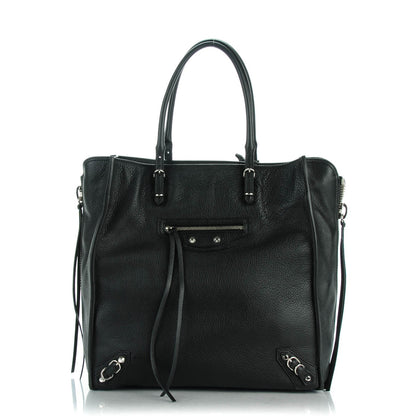 Balenciaga Veau Papier A5 Zip Around Tote Black 1 of 7