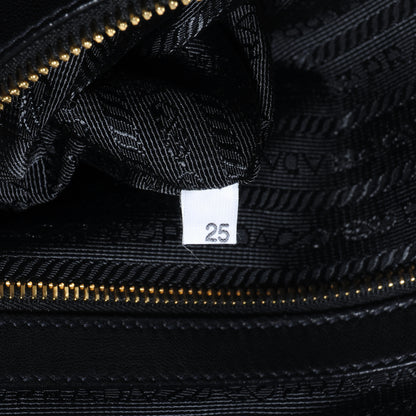 Prada Nappa Leather Gaufre Bauletto Nero Black 7 of 10