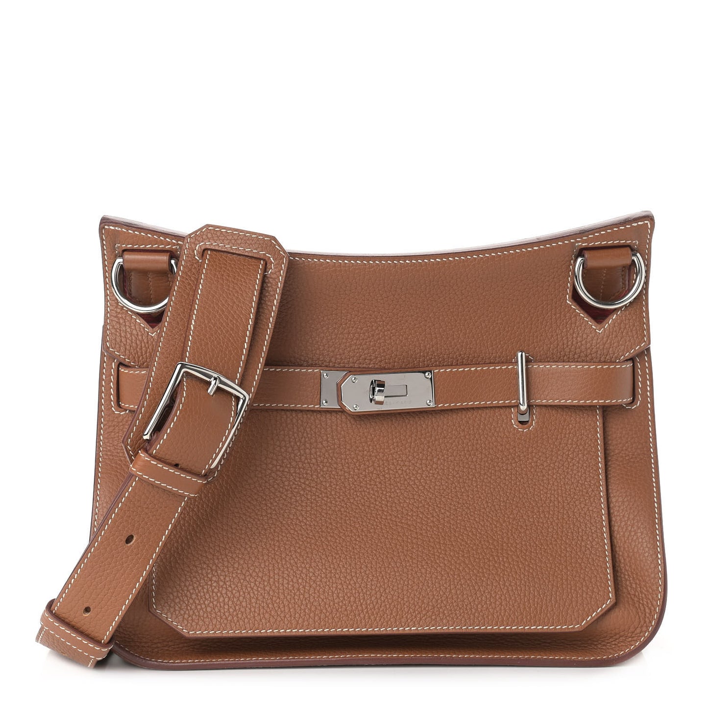 Taurillon Clemence Bi-Color Jypsiere 31 Gold Rouge Casaque