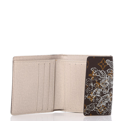 Louis Vuitton Monogram Dentelle Ludlow Wallet Silver 6 of 8