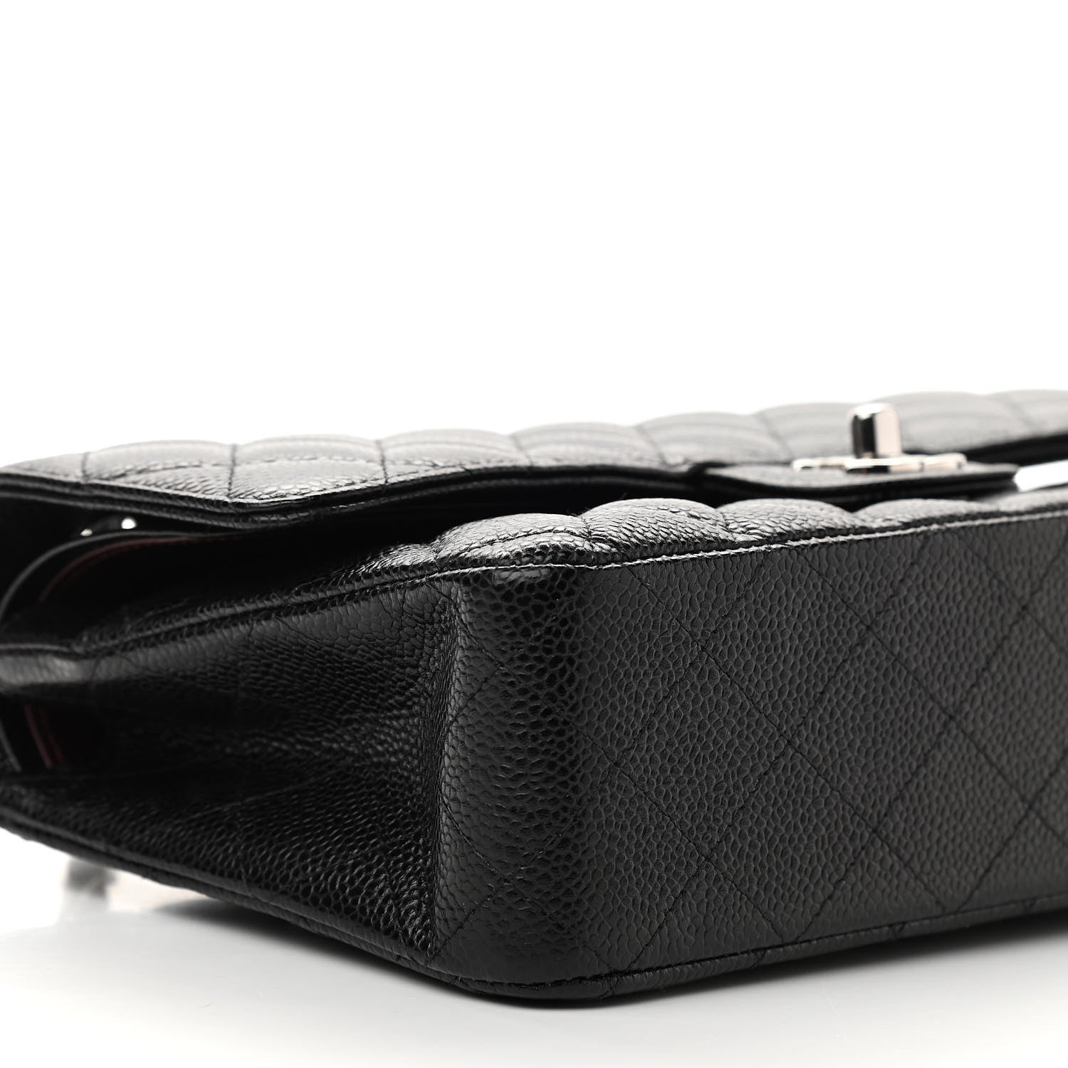 Chanel Caviar Quilted Medium Double Flap Black 9 of 11