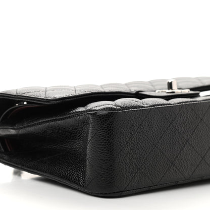 Chanel Caviar Quilted Medium Double Flap Black 9 of 11