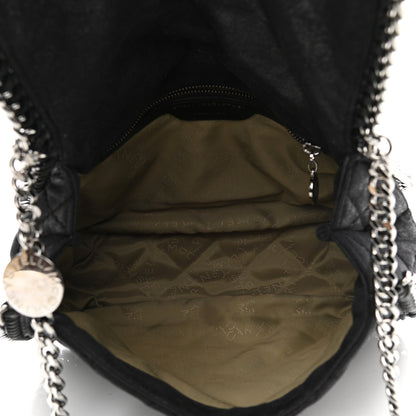 Stella McCartney Shaggy Deer Quilted Falabella Shoulder Bag Black 5 of 11