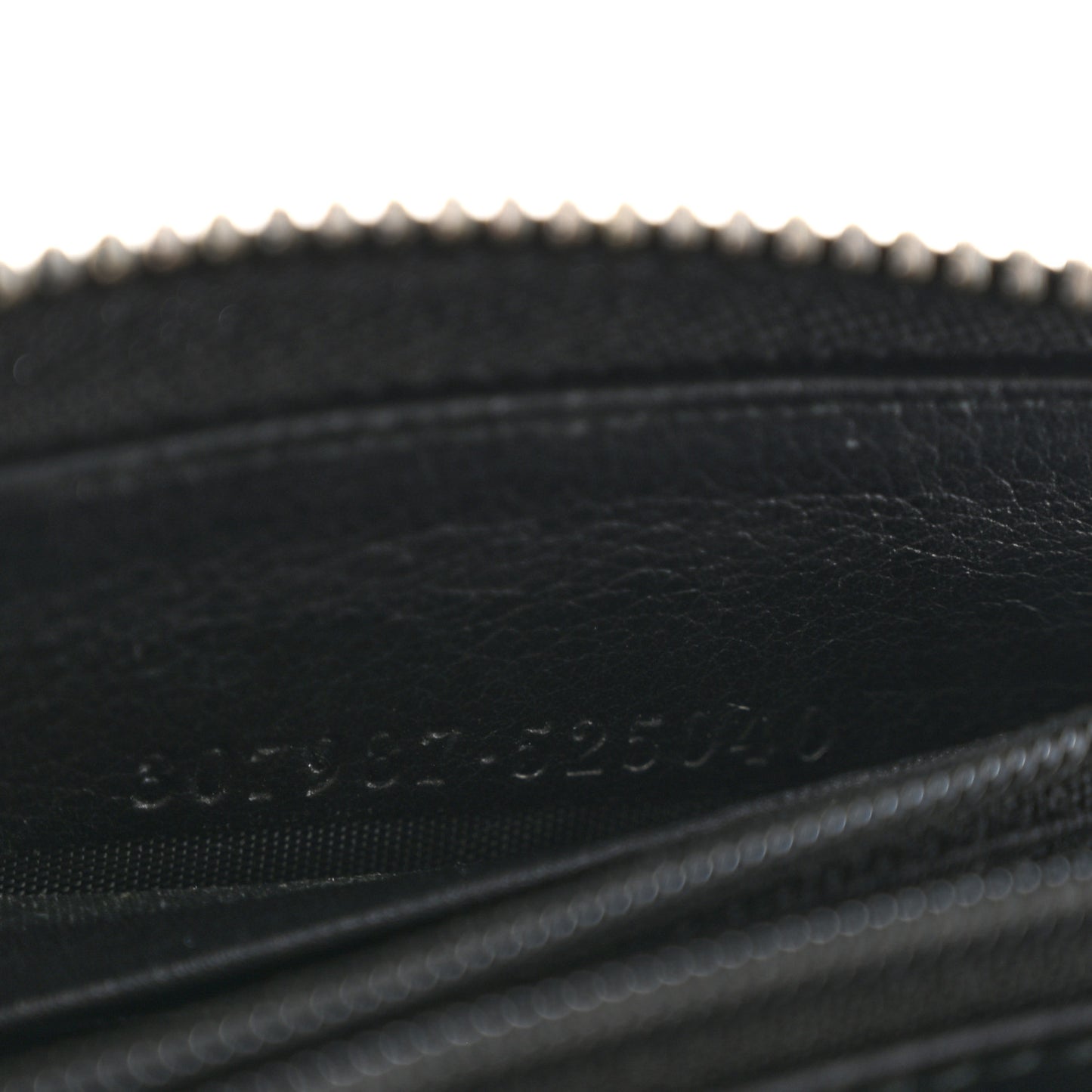 Guccissima Signature Microguccissima Bree Zip Around Wallet Black