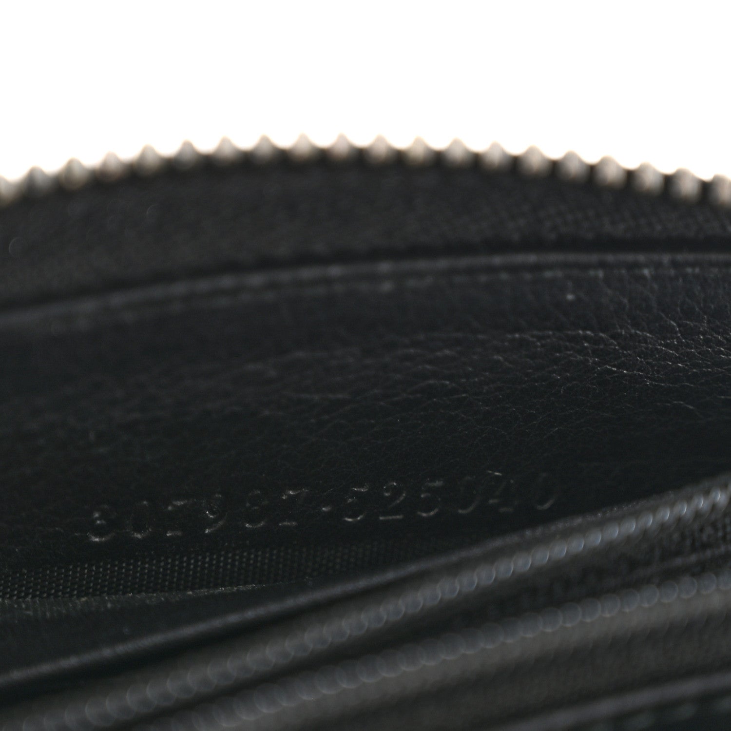 Gucci Guccissima Signature Microguccissima Bree Zip Around Wallet Black 7 of 11