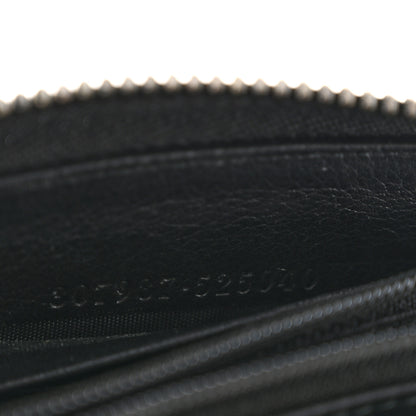 Gucci Guccissima Signature Microguccissima Bree Zip Around Wallet Black 7 of 11