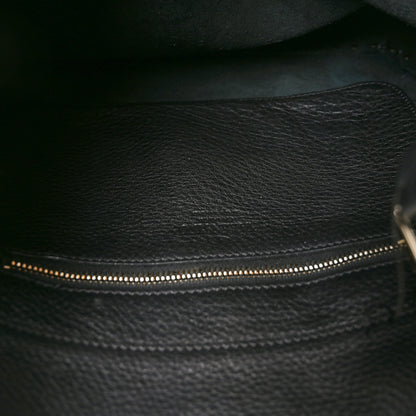 Valentino Garavani Pebbled Calfskin Large Rockstud Flip-Lock Messenger Bag Black 4 of 11
