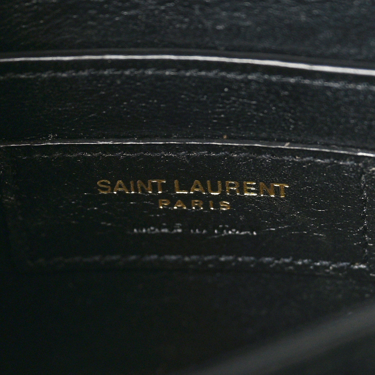 Saint Laurent Calfskin Crocodile Embossed Mini Classic Monogram Cassandra Top Handle Dark Mint 6 of 16