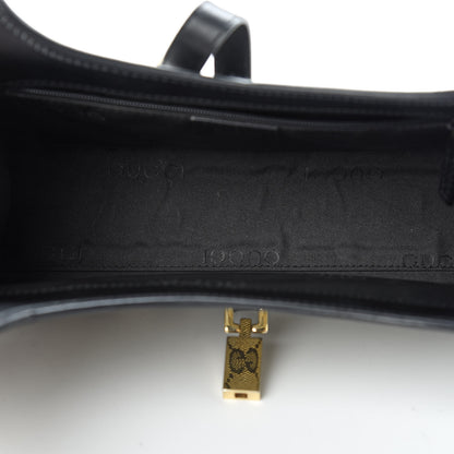Gucci Monogram Bardot Shoulder Bag Black 5 of 13