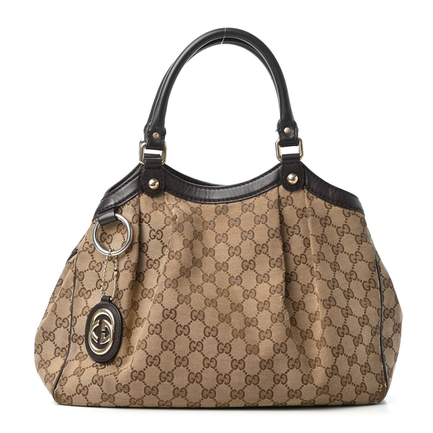 Monogram Medium Sukey Tote Dark Brown