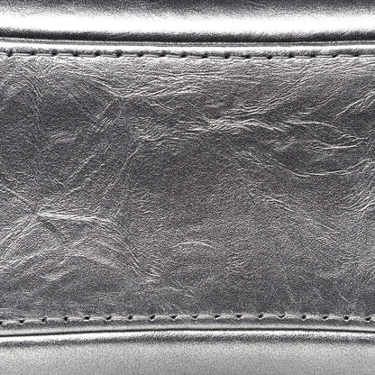 Chanel Metallic Lambskin Calfskin Quilted Medium Gabrielle Hobo Silver 11 of 12