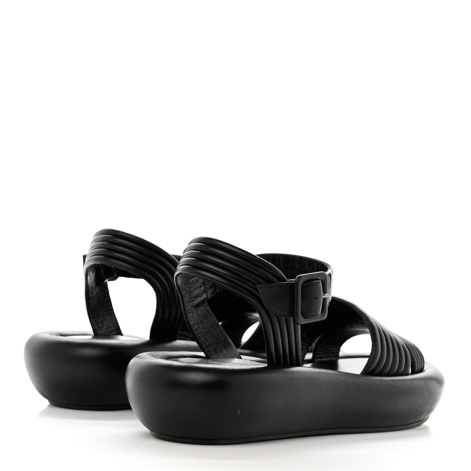 Christian Louboutin Nappa Manolasummer Sandals 36.5 Black 4 of 7