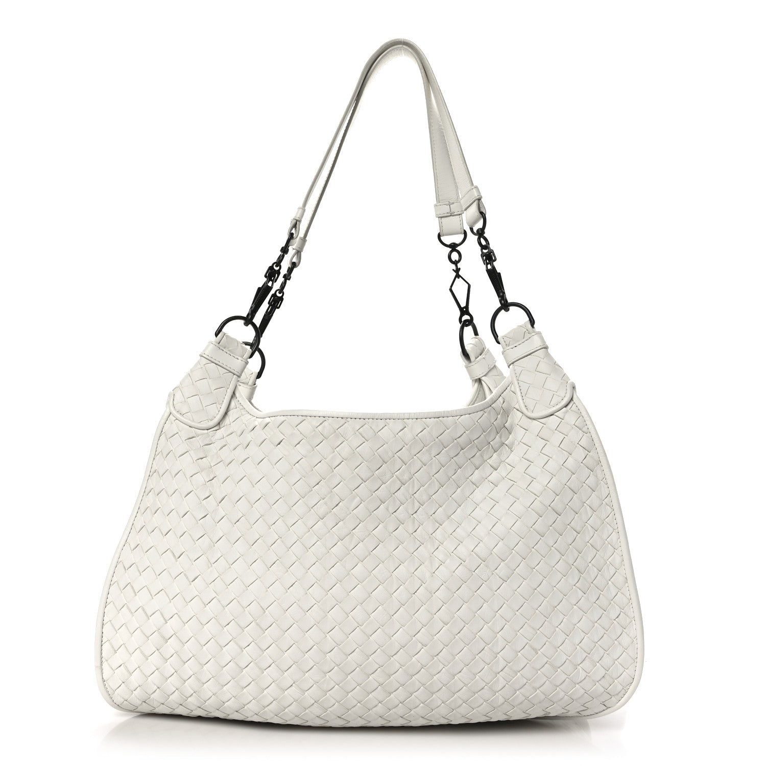 Bottega Veneta Nappa Intrecciato Hobo White 1 of 11