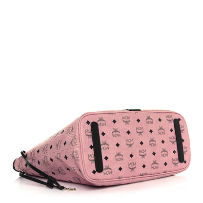 MCM Visetos Medium Liz Reversible Shopper Tote Soft Pink 5 of 19
