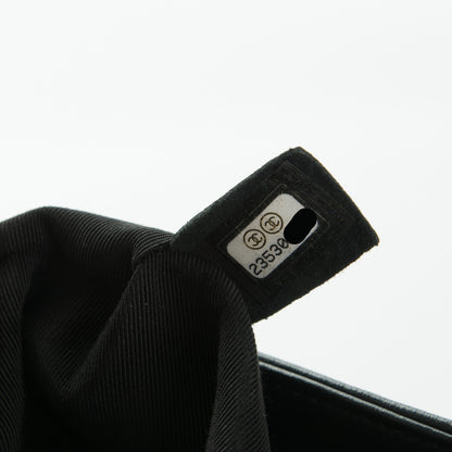 Chanel Tweed Lambskin Medium Boy Flap Black 8 of 8
