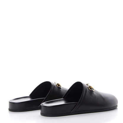 Gucci Malaga Kid Womens Horsebit River Slippers 35 Black 4 of 10