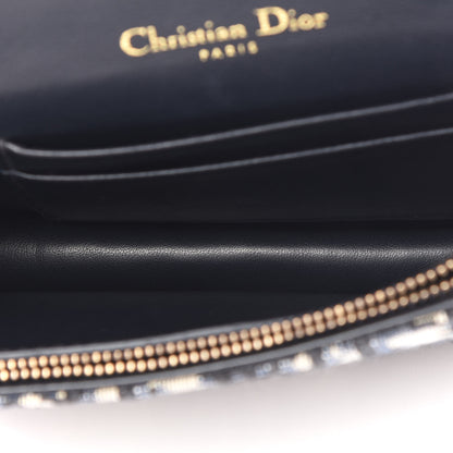 Christian Dior Oblique Saddle Belt Bag Blue 4 of 9