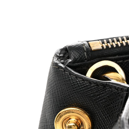 Prada Saffiano Medium Galleria Double Zip Tote Black 18 of 19