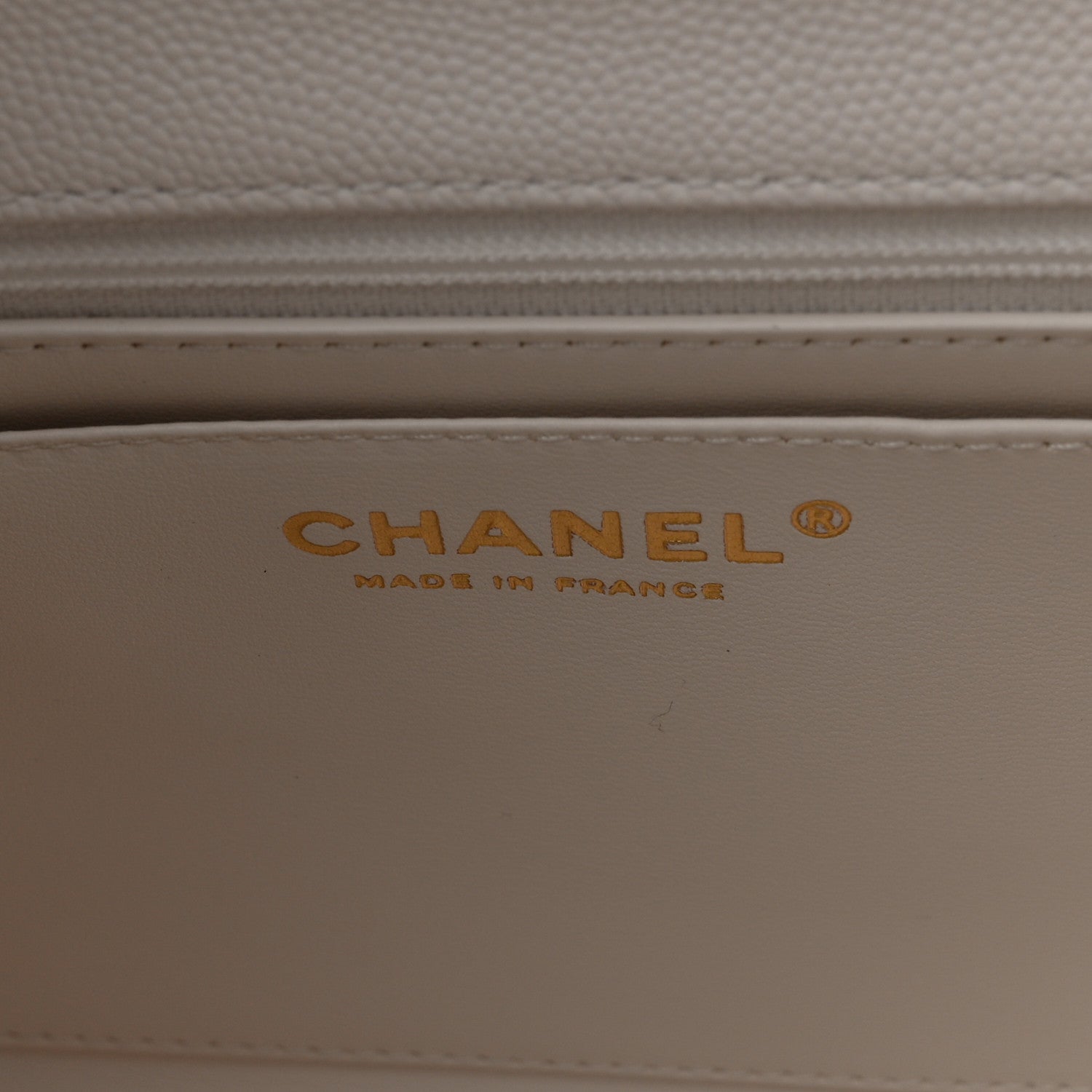 Chanel Caviar Quilted Medium Retro Twist Top Handle Flap White 6 of 11