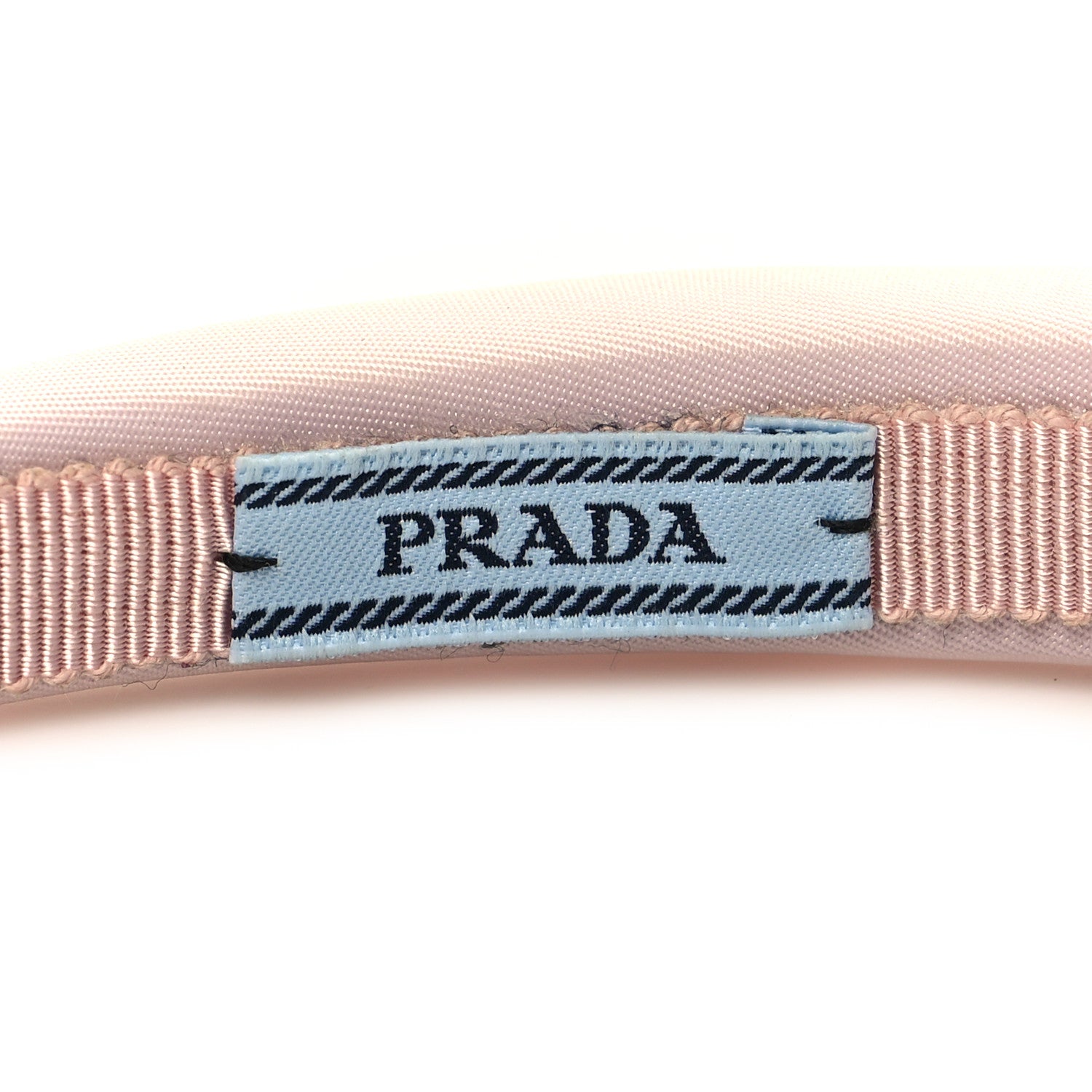 Prada Re-Nylon Triangle Logo Headband Deserto 5 of 5