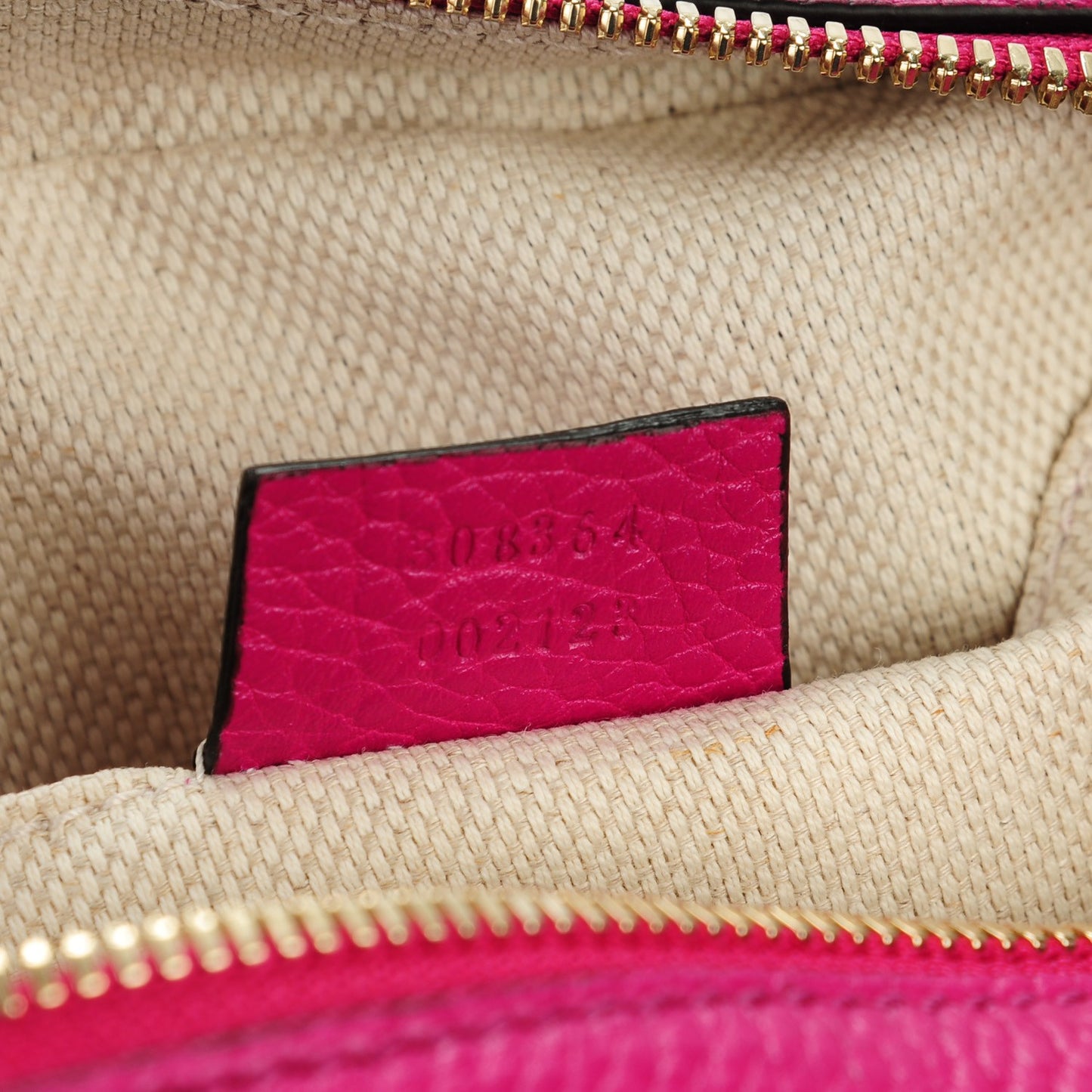 Cellarius Calfskin Small Soho Disco Bag Bright Bouganville