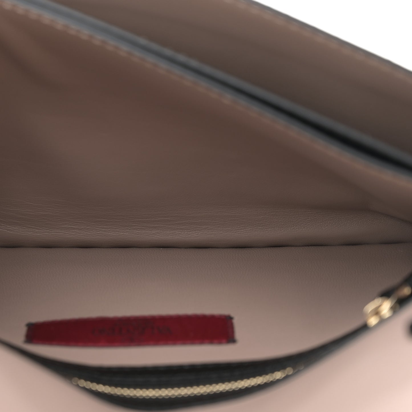 Nappa Small Rockstud Wristlet Clutch Black