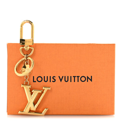 Louis Vuitton LV Facettes Bag Charm Key Holder Gold 5 of 5