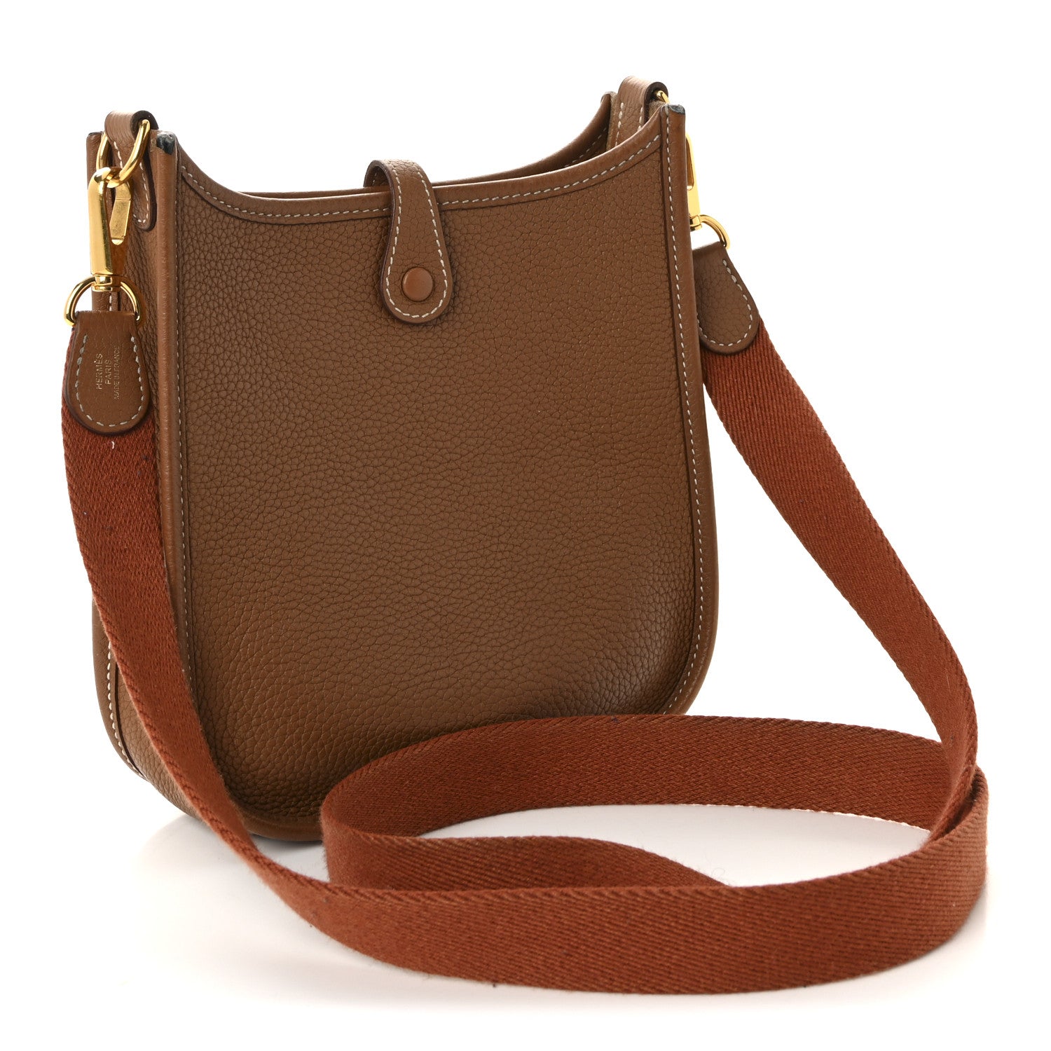 Hermes Taurillon Maurice Amazone Evelyne TPM Gold Cuivre 3 of 10