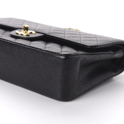 Chanel Caviar Quilted Medium Double Flap Black 7 of 11