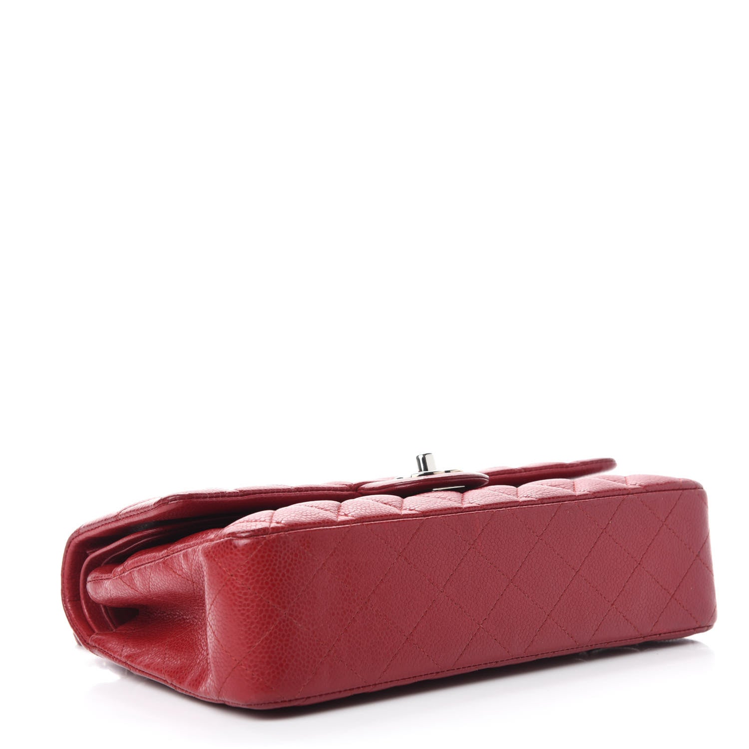 Chanel Caviar Quilted Medium Double Flap Red 4 of 13