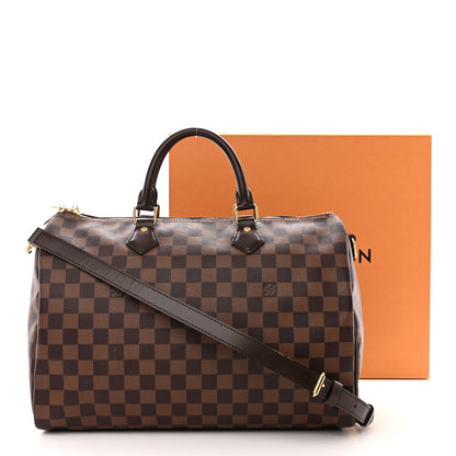 Louis Vuitton Damier Ebene Speedy Bandouliere 35 13 of 13