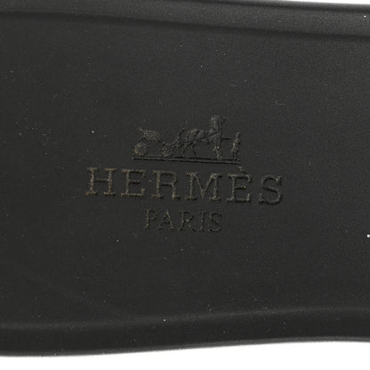 Hermes Rubber Chaine d'Ancre Rivage Sandals 39 Black 8 of 12