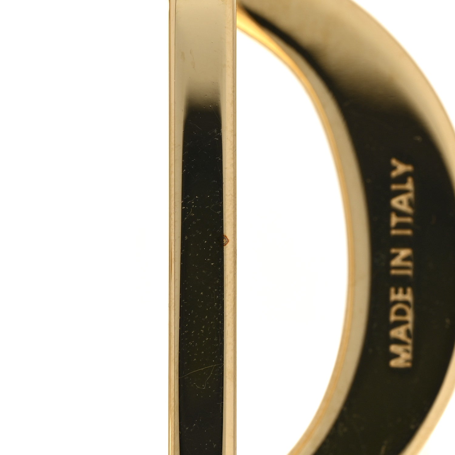 Christian Dior Metal CD Icon 40mm Belt Buckle Gold 1860700